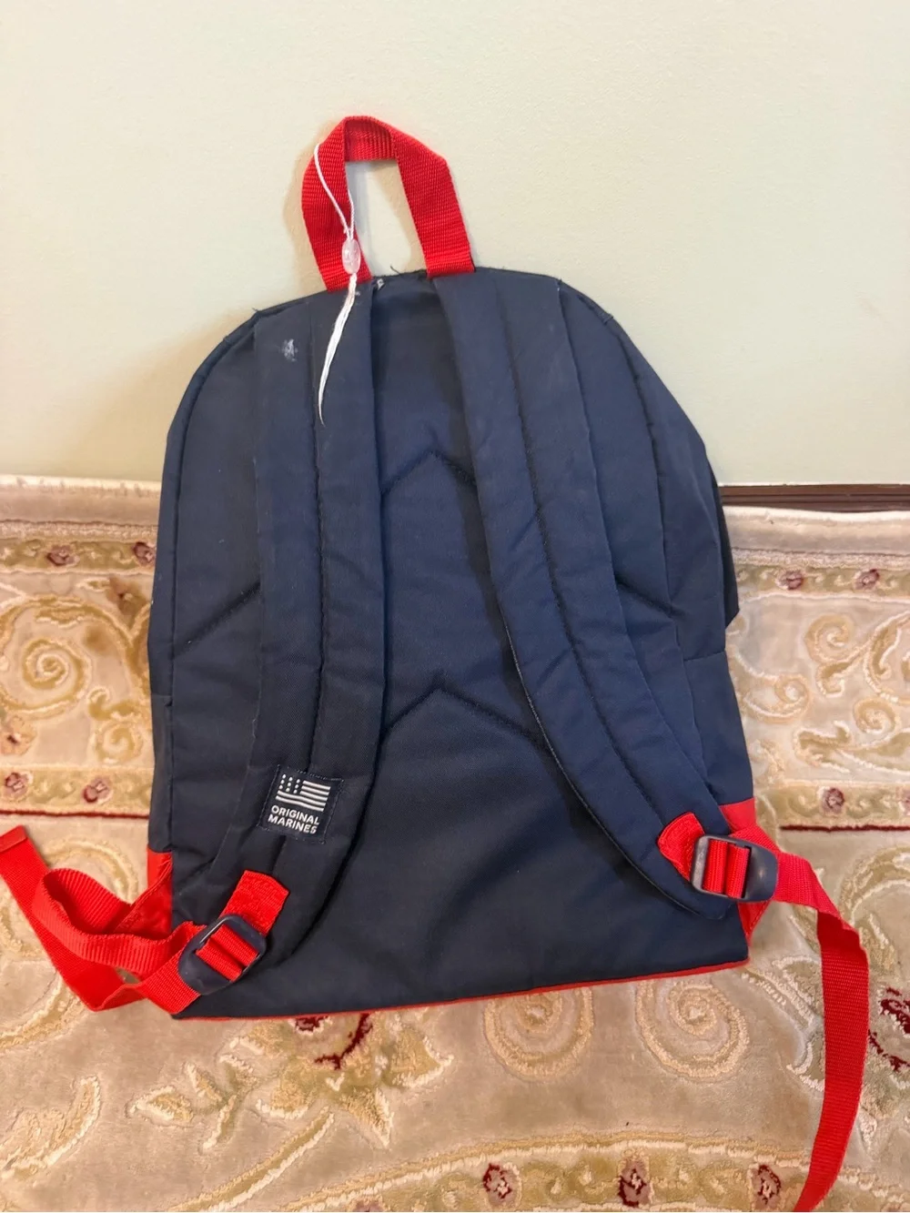Original Marines Navy and Red Kid’s Backpack